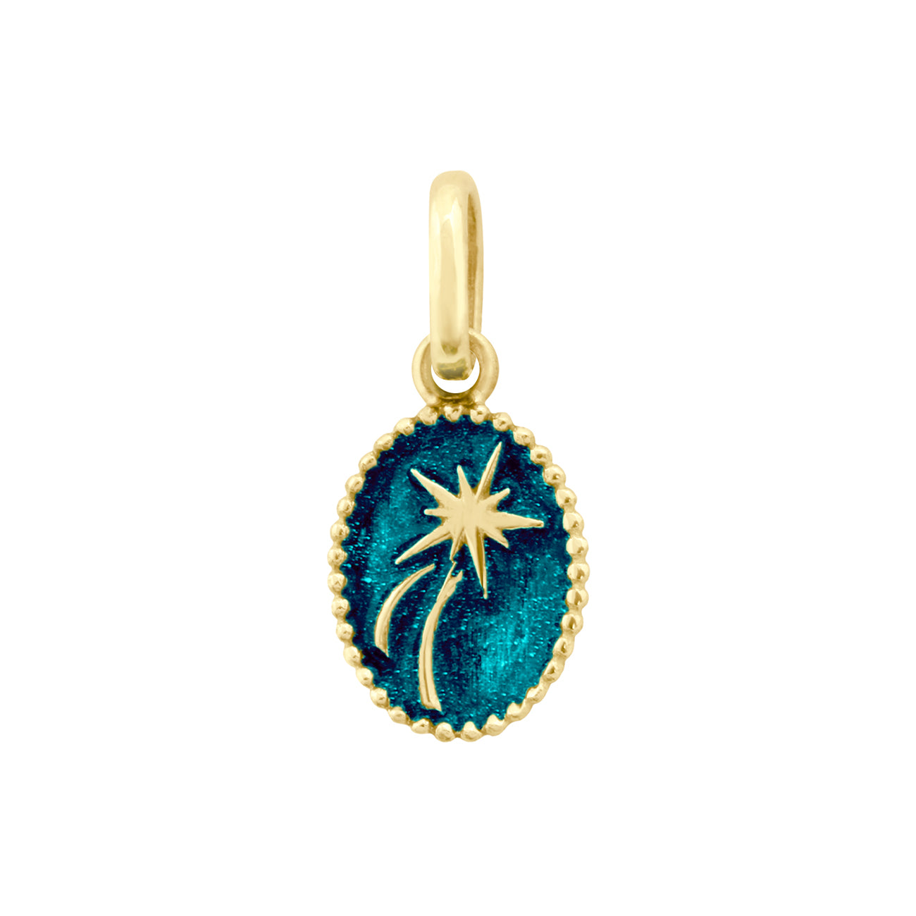 Gigi Clozeau - Shooting Star Pendant, Jungle, Yellow Gold
