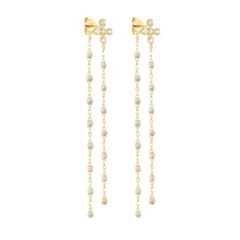Gigi Clozeau - Spark Dancing Opal Diamond Earrings, Yellow Gold