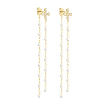 Gigi Clozeau - Spark Dancing White Diamond Earrings, Yellow Gold