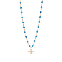 Gigi Clozeau - Spark Diamond Azur Necklace, Rose Gold, 16.5"