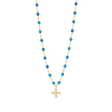 Gigi Clozeau - Spark Diamond Azur Necklace, Yellow Gold, 16.5"