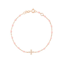 Gigi Clozeau - Spark Diamond Baby Pink Bracelet, Rose Gold, 6.7"