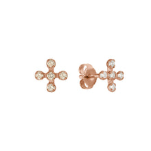 Gigi Clozeau - Spark Diamond Earrings, Rose gold