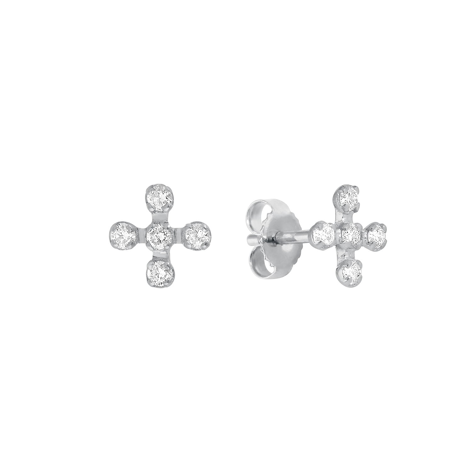 Gigi Clozeau - Spark Diamond Earrings, White Gold