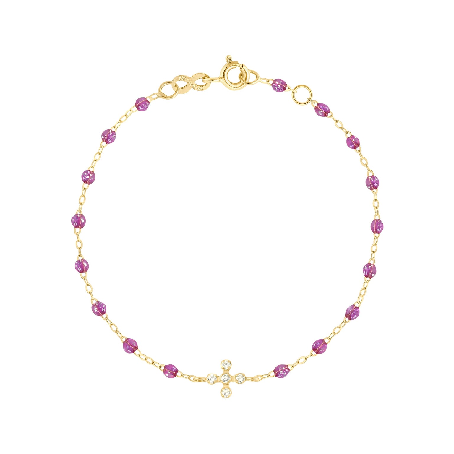 Gigi Clozeau - Spark Diamond Galaxy Bracelet, Yellow Gold, 6.7"