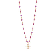 Gigi Clozeau - Spark Diamond Galaxy Necklace, Rose Gold, 16.5"