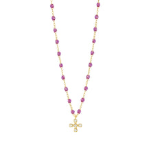 Gigi Clozeau - Spark Diamond Galaxy Necklace, Yellow Gold, 16.5"