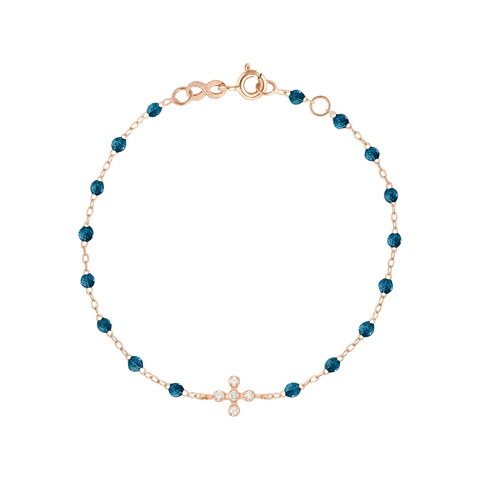 Gigi Clozeau - Spark Diamond Jungle Bracelet, Rose Gold, 6.7"