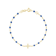 Gigi Clozeau - Spark Diamond Lapis Bracelet, Yellow Gold, 6.7"