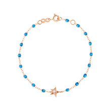 Gigi Clozeau - Star Classic Gigi Azur Diamond Bracelet, Rose Gold, 6.7"