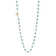 Gigi Clozeau - Star Classic Gigi Azur Diamond Necklace, Rose Gold, 16.5"