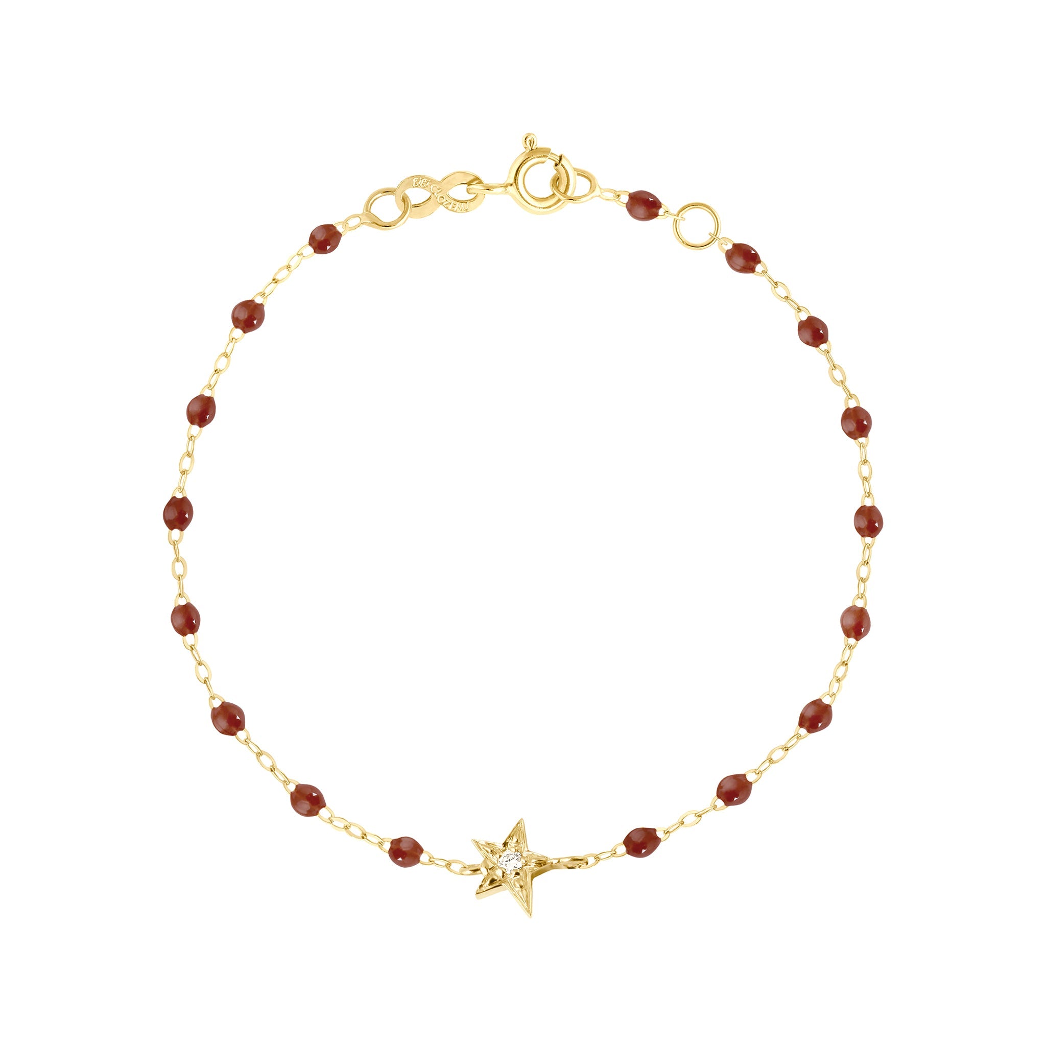 Gigi Clozeau - Star Classic Gigi Moka Diamond Bracelet, Yellow Gold, 6.7"