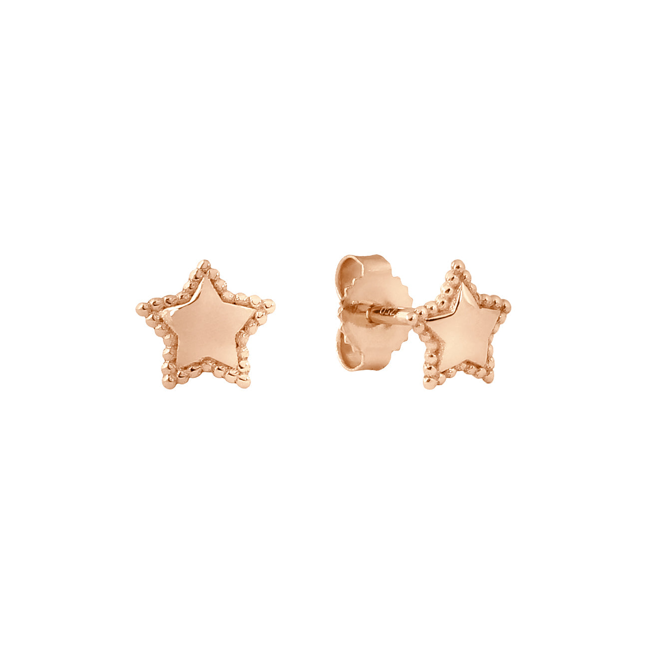 Gigi Clozeau - Star earrings, Rose Gold