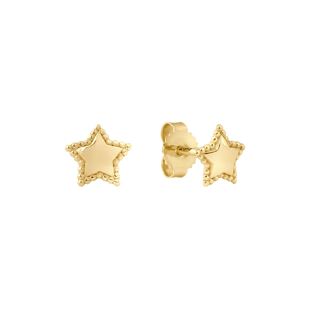 Gigi Clozeau - Star earrings, Yellow Gold