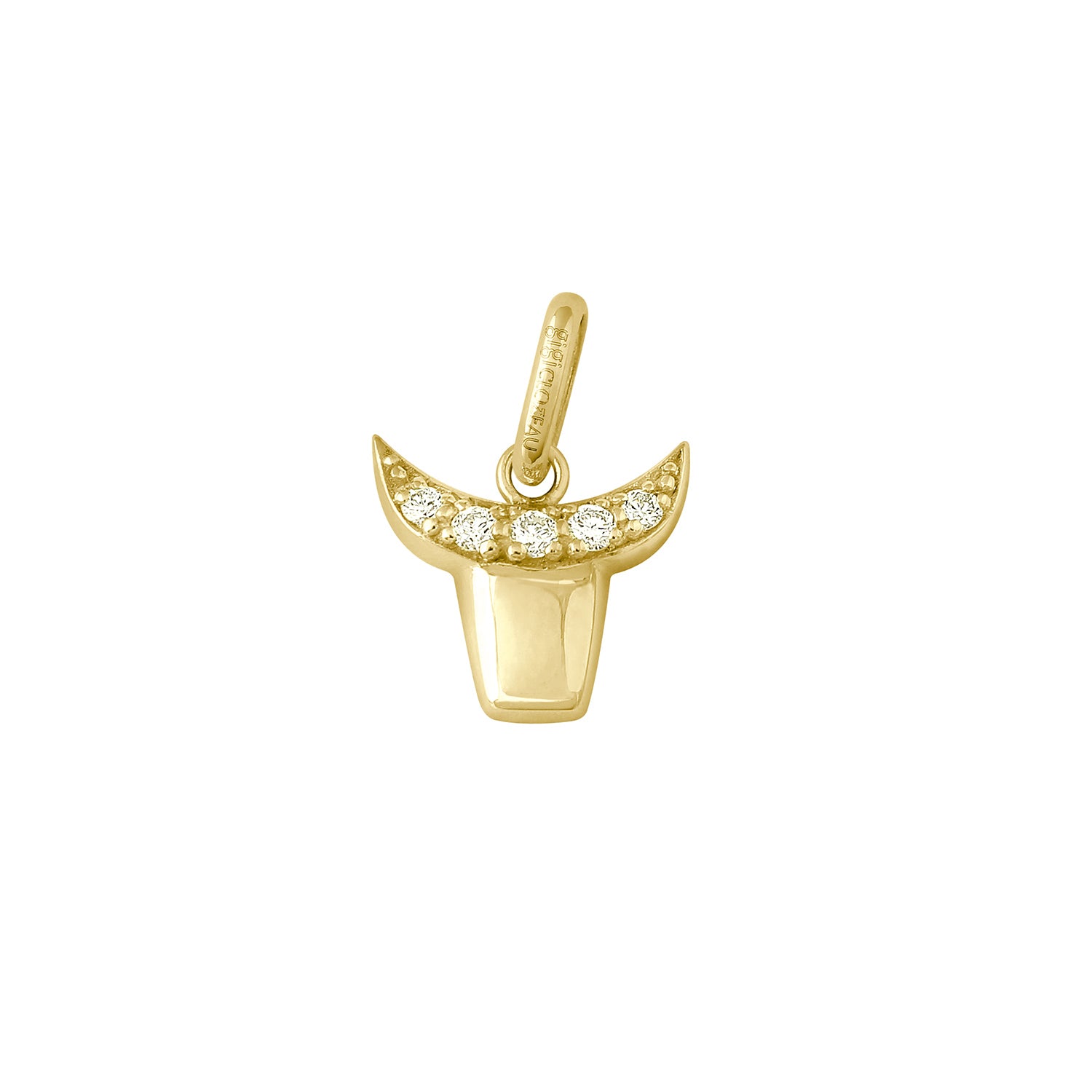 Gigi Clozeau - Taurus Diamond Pendant, Yellow Gold