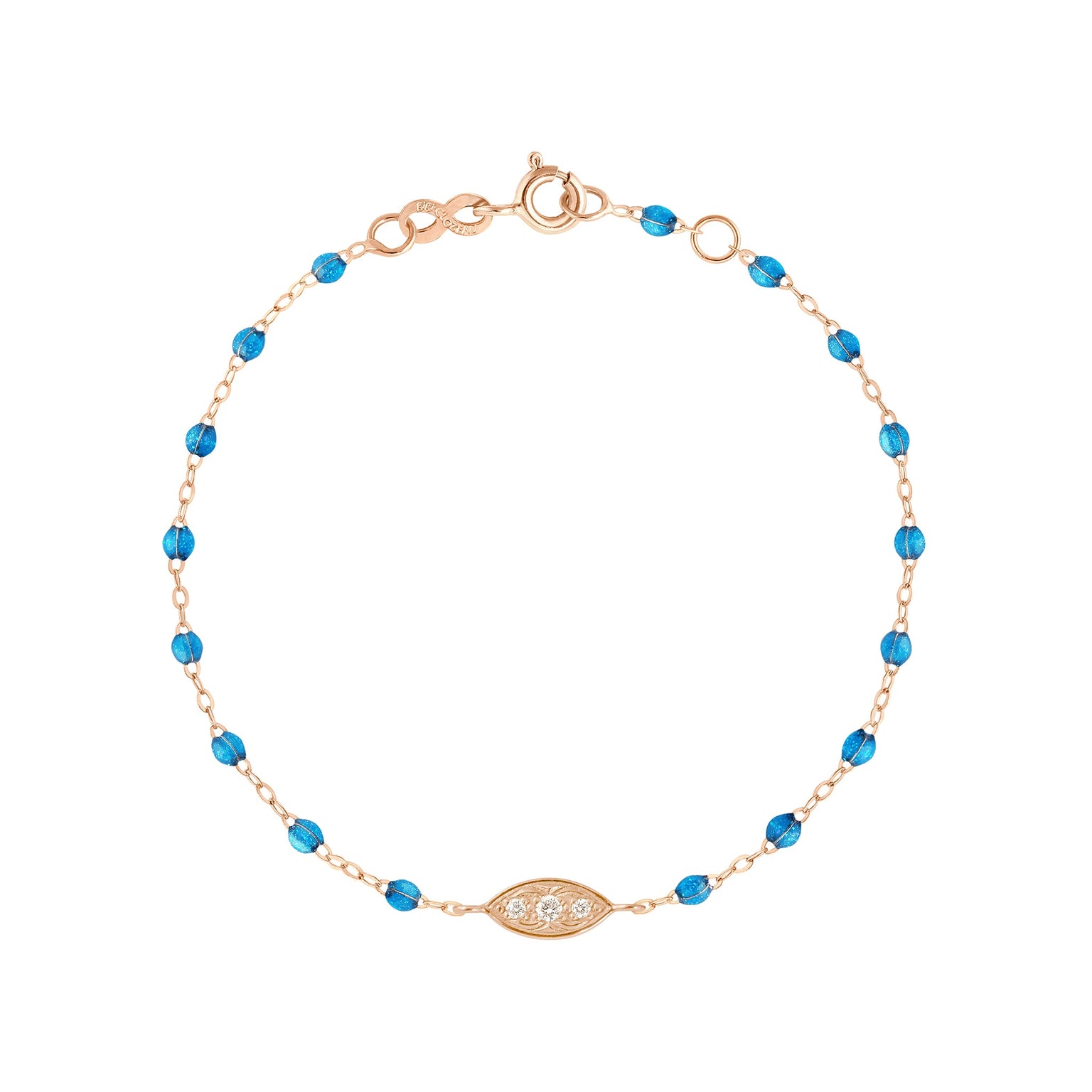 Gigi Clozeau - Wink Diamond Azur Bracelet, Rose Gold, 6.7"