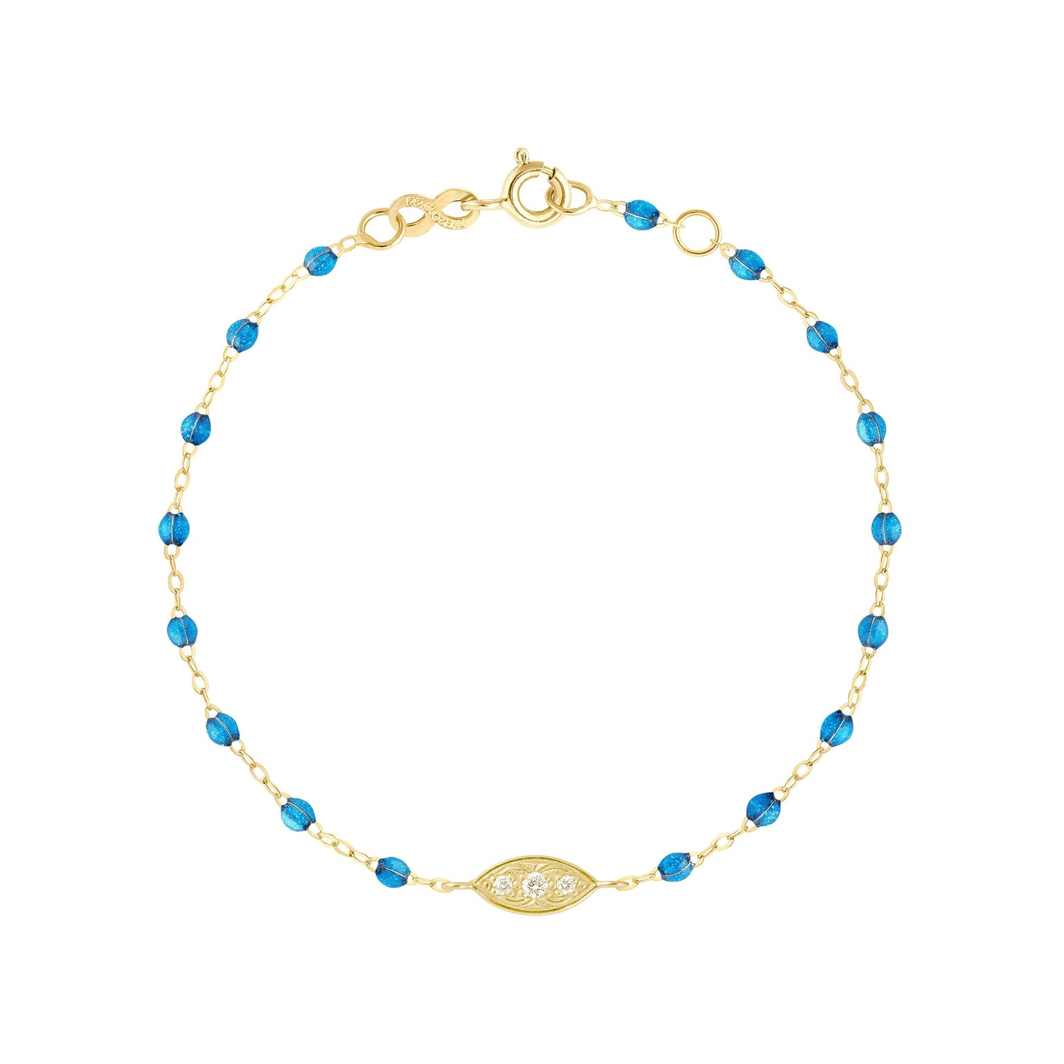 Gigi Clozeau - Wink Diamond Azur Bracelet, Yellow Gold, 6.7"