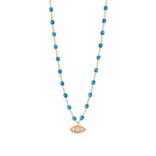 Gigi Clozeau - Wink Diamond Azur Necklace, Rose Gold, 16.5"