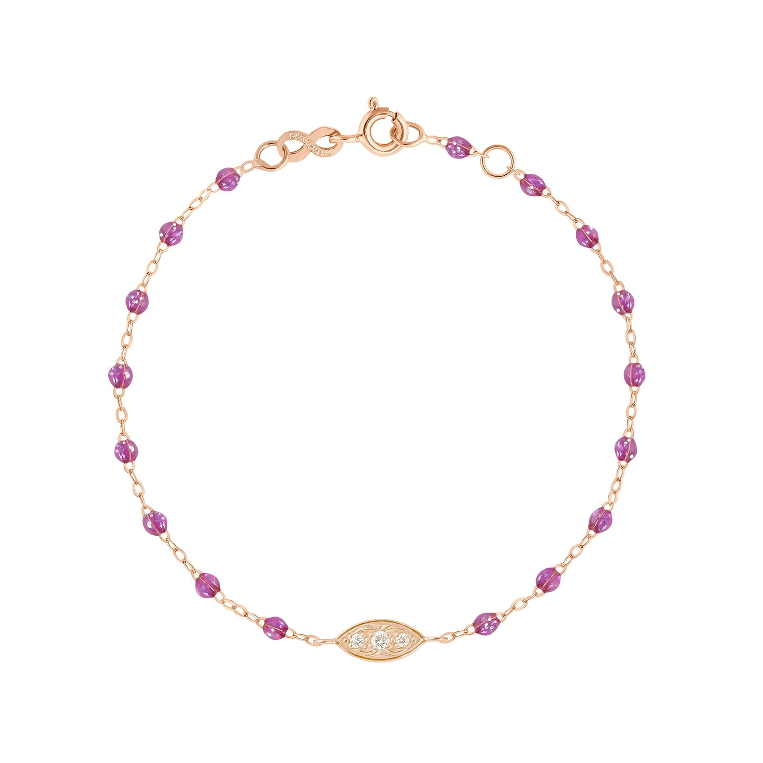 Gigi Clozeau - Wink Diamond Galaxy Bracelet, Rose Gold, 6.7"