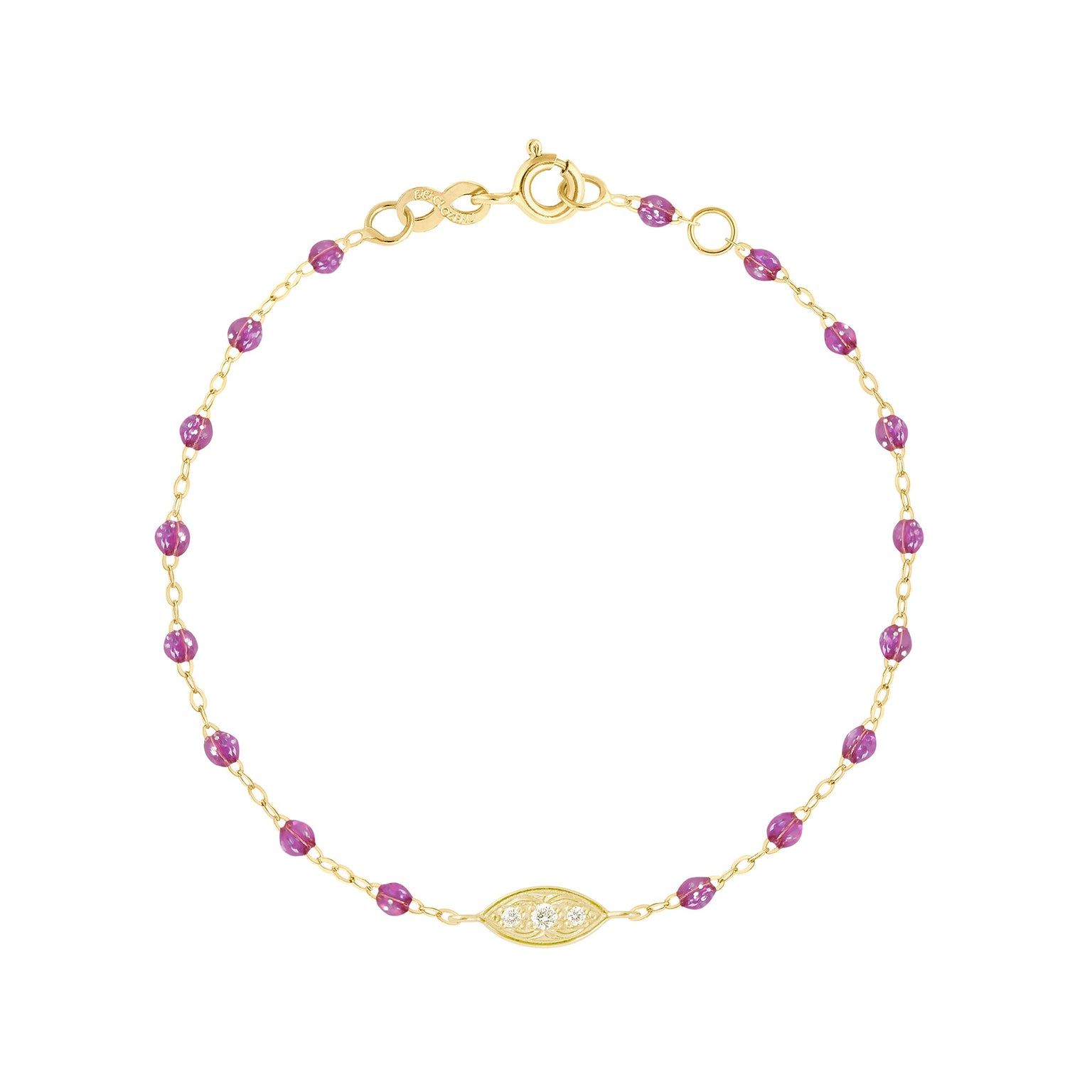 Gigi Clozeau - Wink Diamond Galaxy Bracelet, Yellow Gold, 6.7"