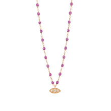 Gigi Clozeau - Wink Diamond Galaxy Necklace, Rose Gold, 16.5"