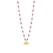 Gigi Clozeau - Wink Diamond Galaxy Necklace, Yellow Gold, 16.5"