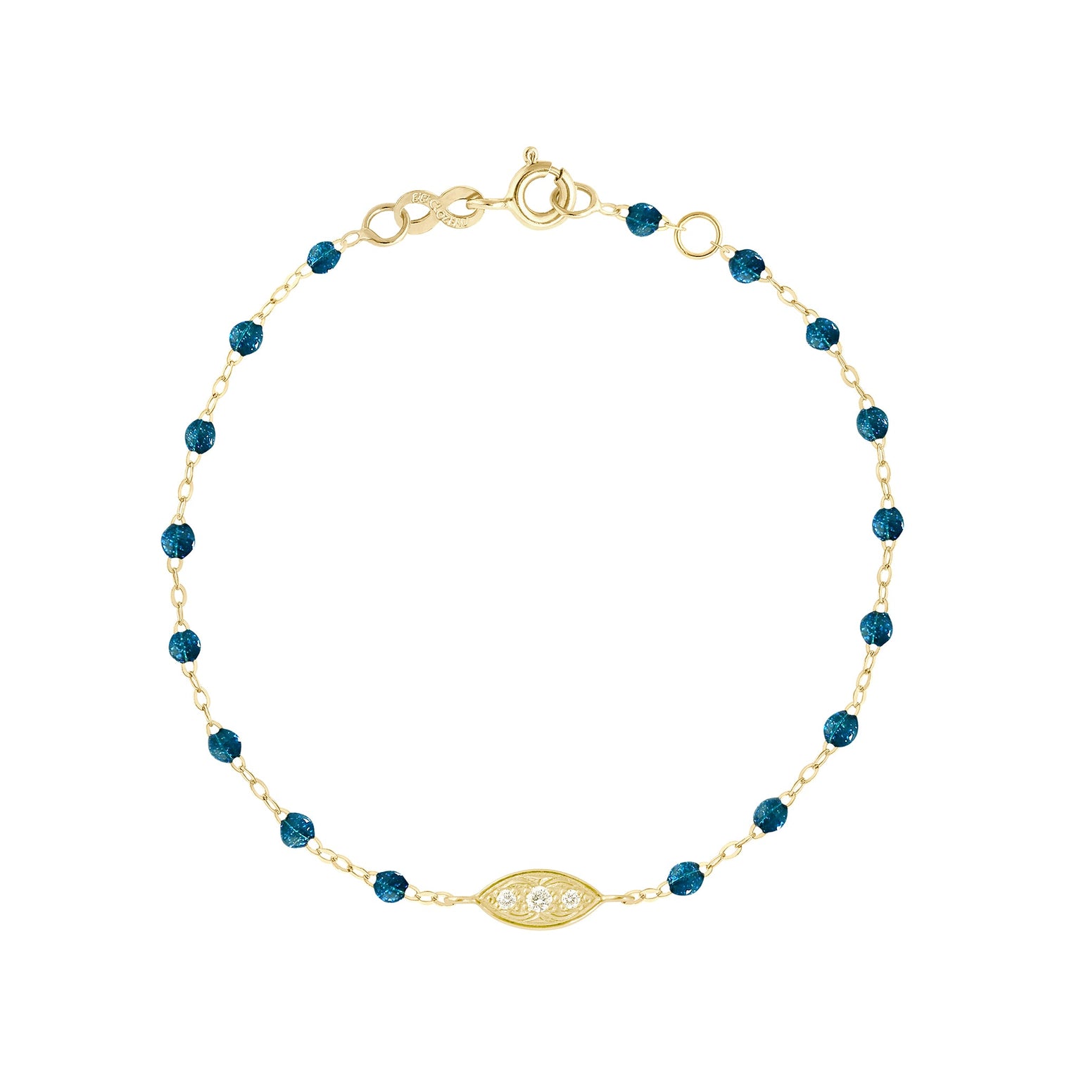 Gigi Clozeau - Wink Diamond Jungle Bracelet, Yellow Gold, 6.7"