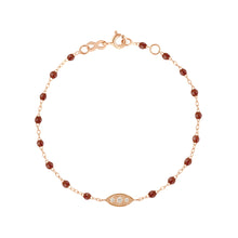 Gigi Clozeau - Wink Diamond Moka Bracelet, Rose Gold, 6.7"