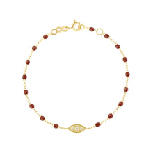 Gigi Clozeau - Wink Diamond Moka Bracelet, Yellow Gold, 6.7"