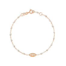 Gigi Clozeau - Wink Diamond Opal Bracelet, Rose Gold, 6.7"