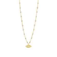 Gigi Clozeau - Wink Diamond Opal Necklace, Yellow Gold, 16.5"