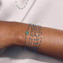 Gigi Clozeau - In Love Diamond Bracelet, Azur, Rose Gold, 6.7"