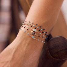 Gigi Clozeau - Turtle Black Bracelet, Yellow Gold, 6.7"