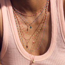 Gigi Clozeau - North Star Azur Resin Pendant, Rose Gold