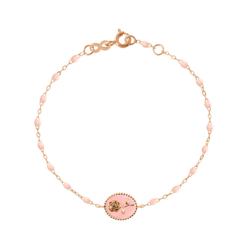 Gigi Clozeau - Baby Pink Rose Bracelet, Rose Gold, 6.7