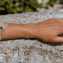 Gigi Clozeau - Heart Supreme Classic Gigi diamond bracelet, Opal, Yellow Gold, 6.7"
