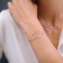 Gigi Clozeau - Eye Classic Gigi Turquoise bracelet, Yellow Gold, 6.7"