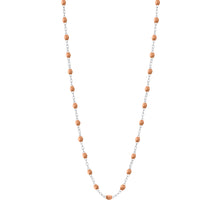 Gigi Clozeau - Classic Gigi Caramel necklace, White Gold, 16.5"