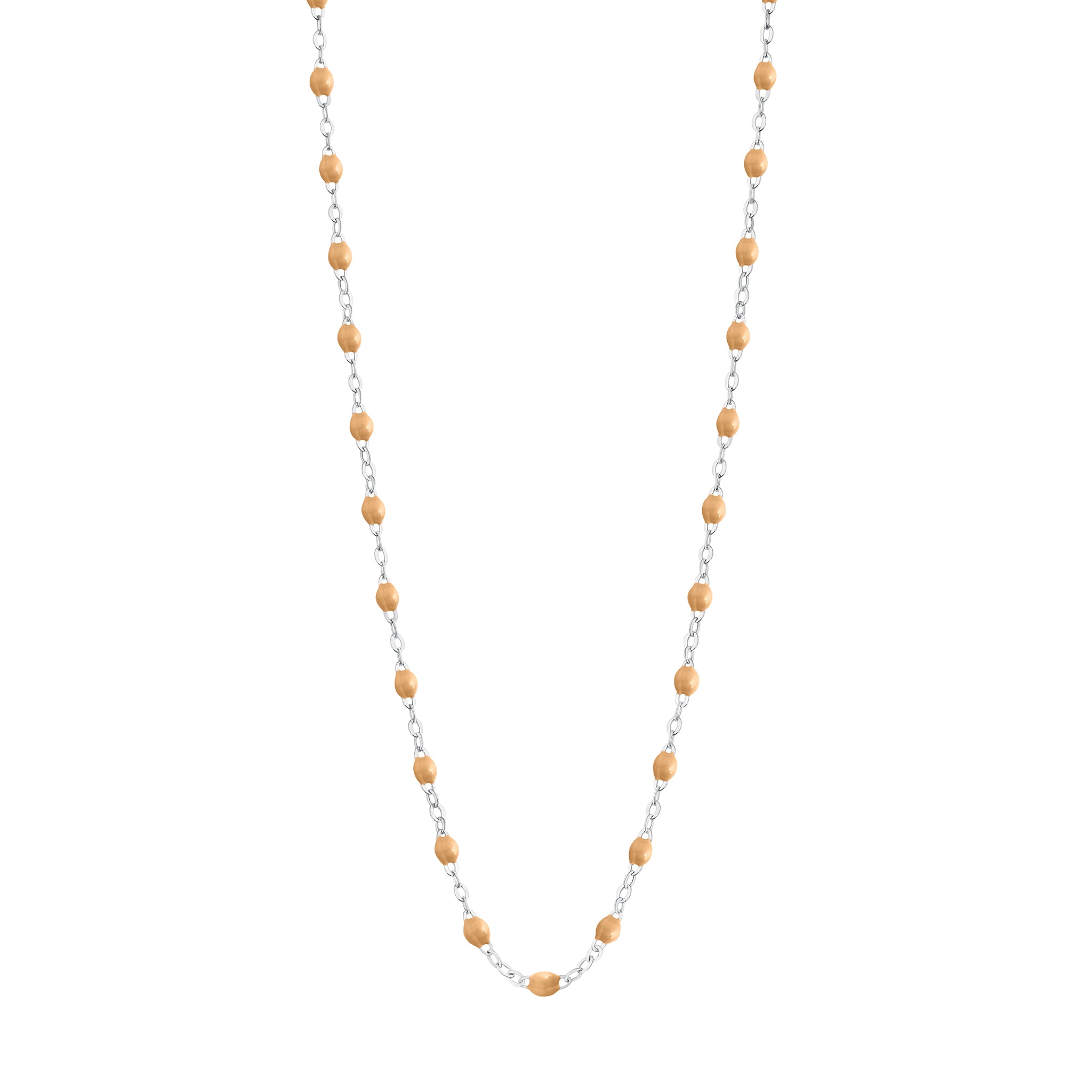 Gigi Clozeau - Classic Gigi Nude necklace, White Gold, 16.5"