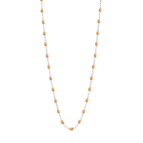 Gigi Clozeau - Classic Gigi Nude necklace, White Gold, 16.5