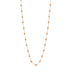 Gigi Clozeau - Classic Gigi Nude necklace, White Gold, 16.5"