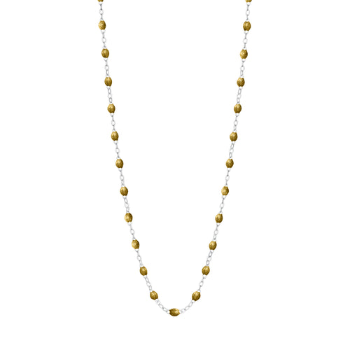Gigi Clozeau - Classic Gigi Gold necklace, White Gold, 16.5