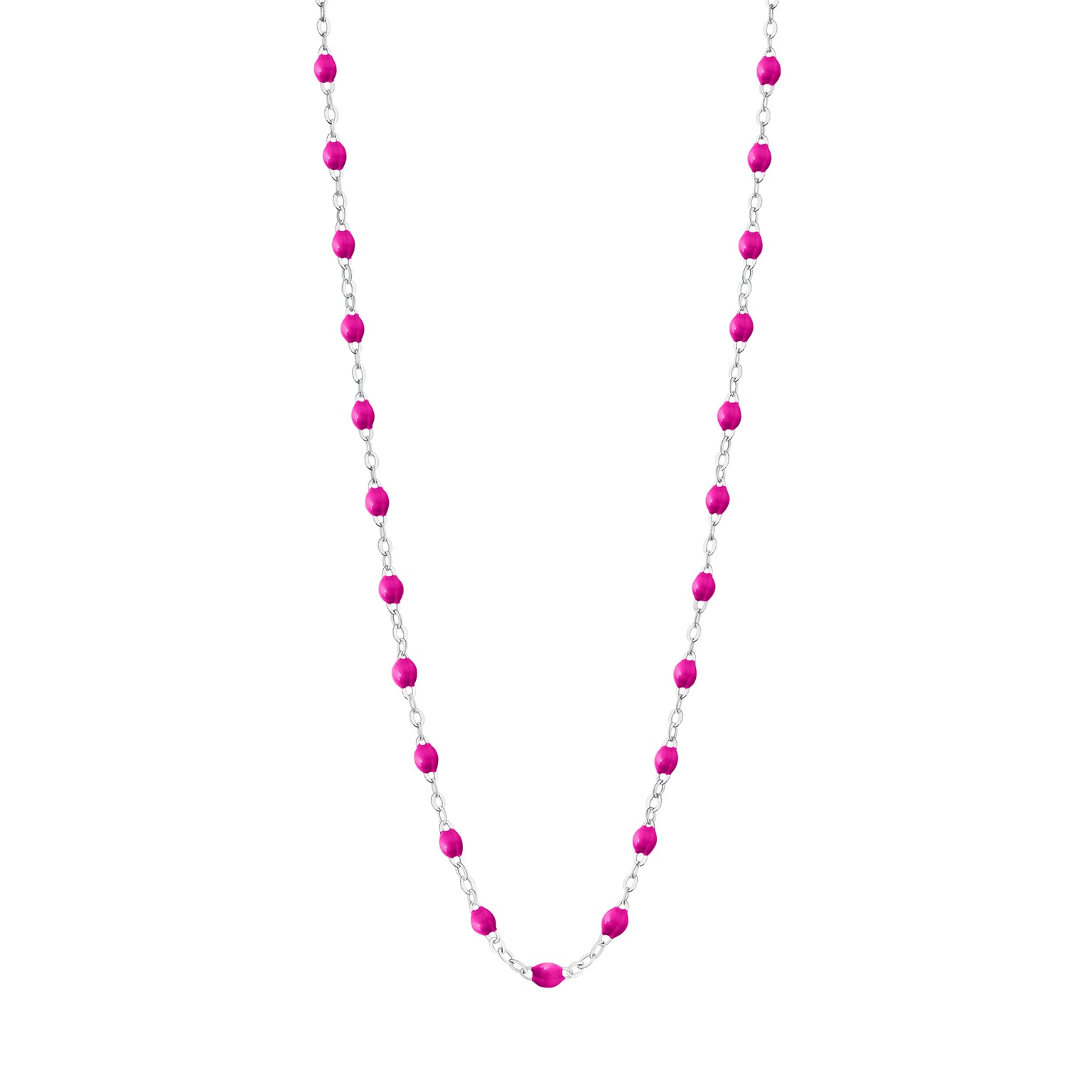 Gigi Clozeau - Classic Gigi Candy necklace, White Gold, 16.5"