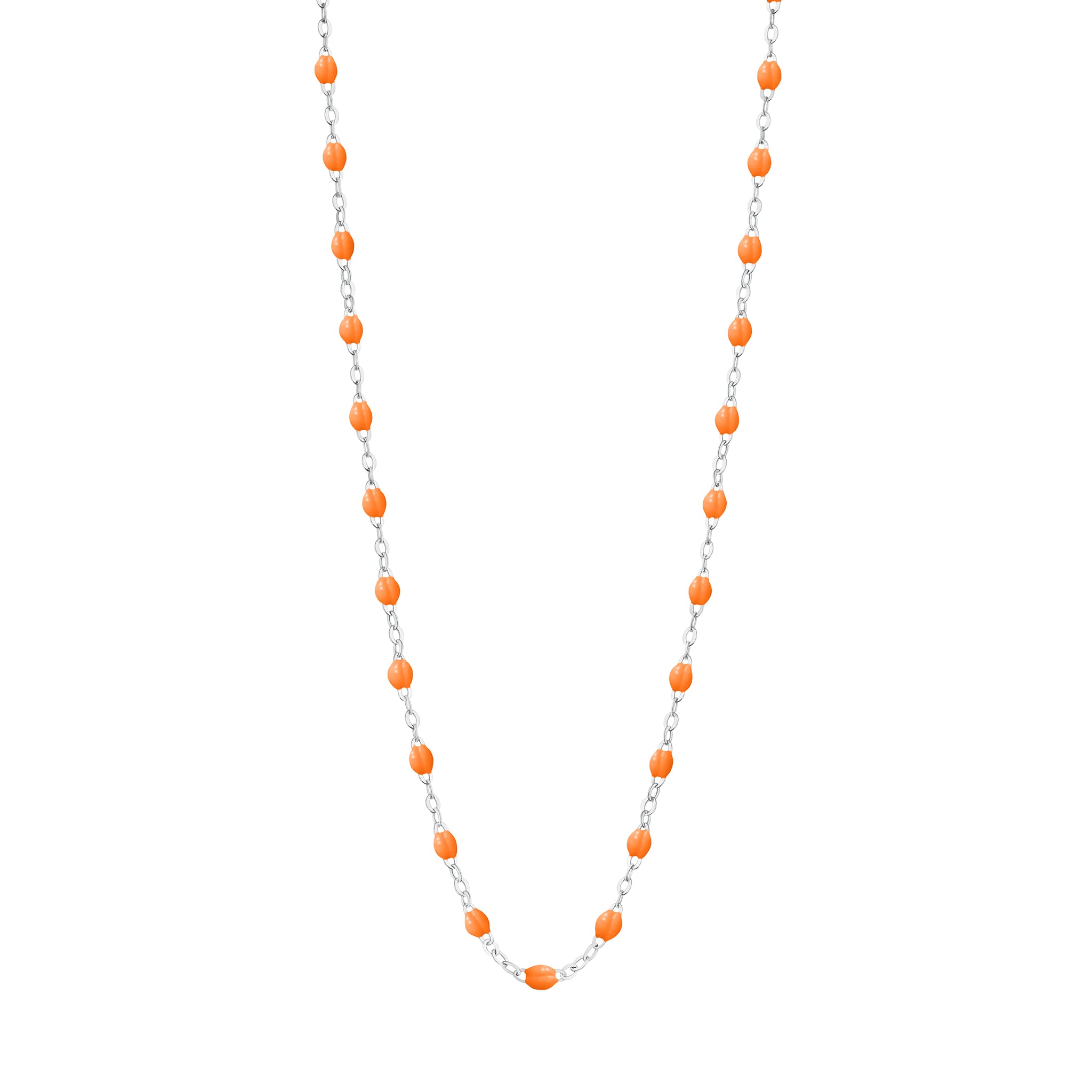 Gigi Clozeau - Classic Gigi Mandarine necklace, White Gold, 16.5"