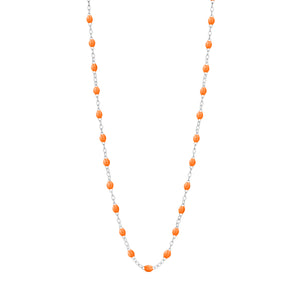 Gigi Clozeau - Classic Gigi Mandarine necklace, White Gold, 16.5"