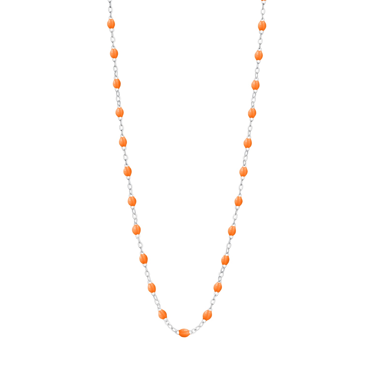 Gigi Clozeau - Classic Gigi Mandarine necklace, White Gold, 16.5"