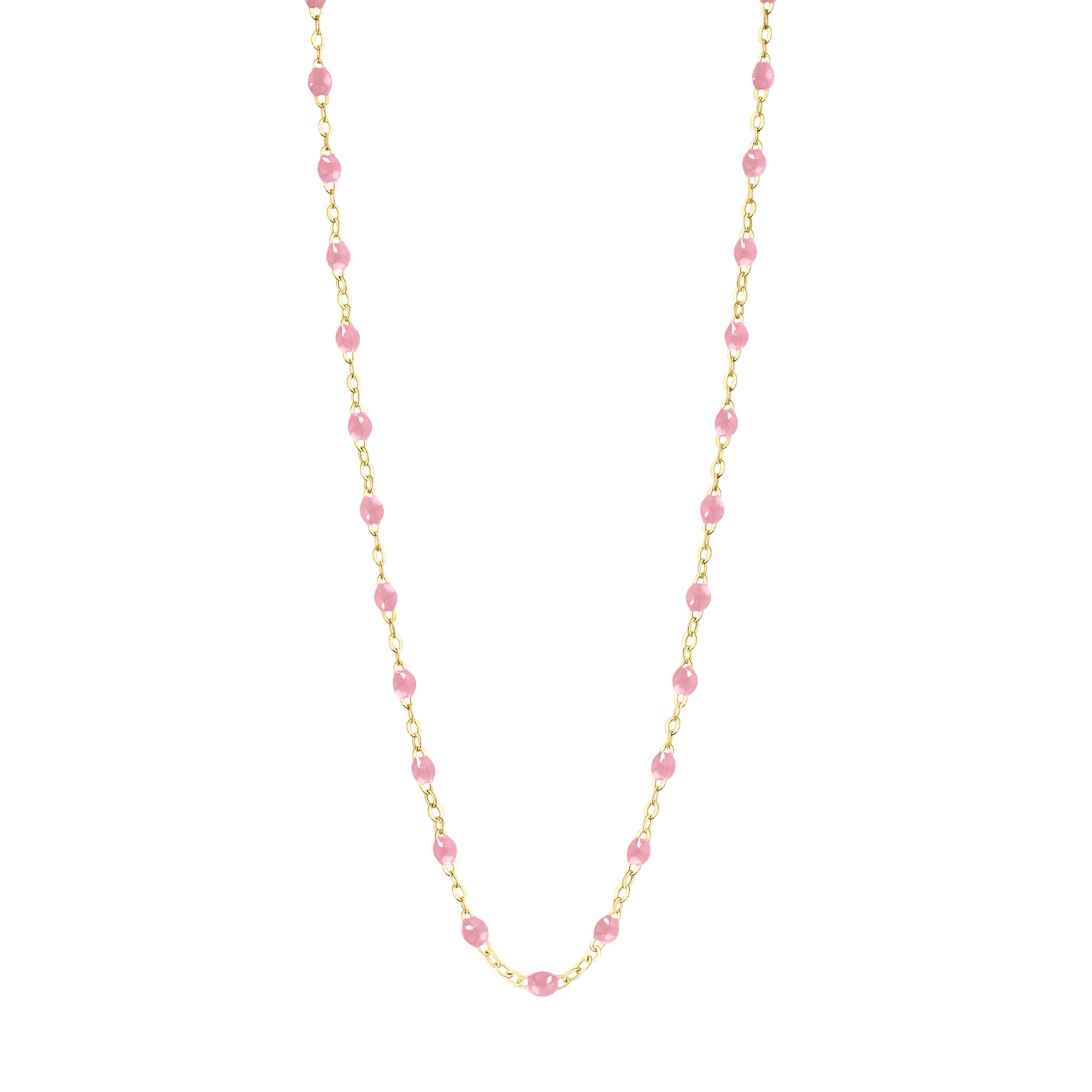 Gigi Clozeau - Classic Gigi Fuchsia necklace, yellow gold, 16.5"