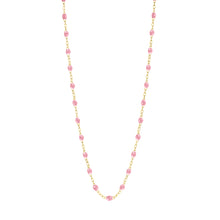 Gigi Clozeau - Classic Gigi Fuchsia necklace, yellow gold, 19.7"