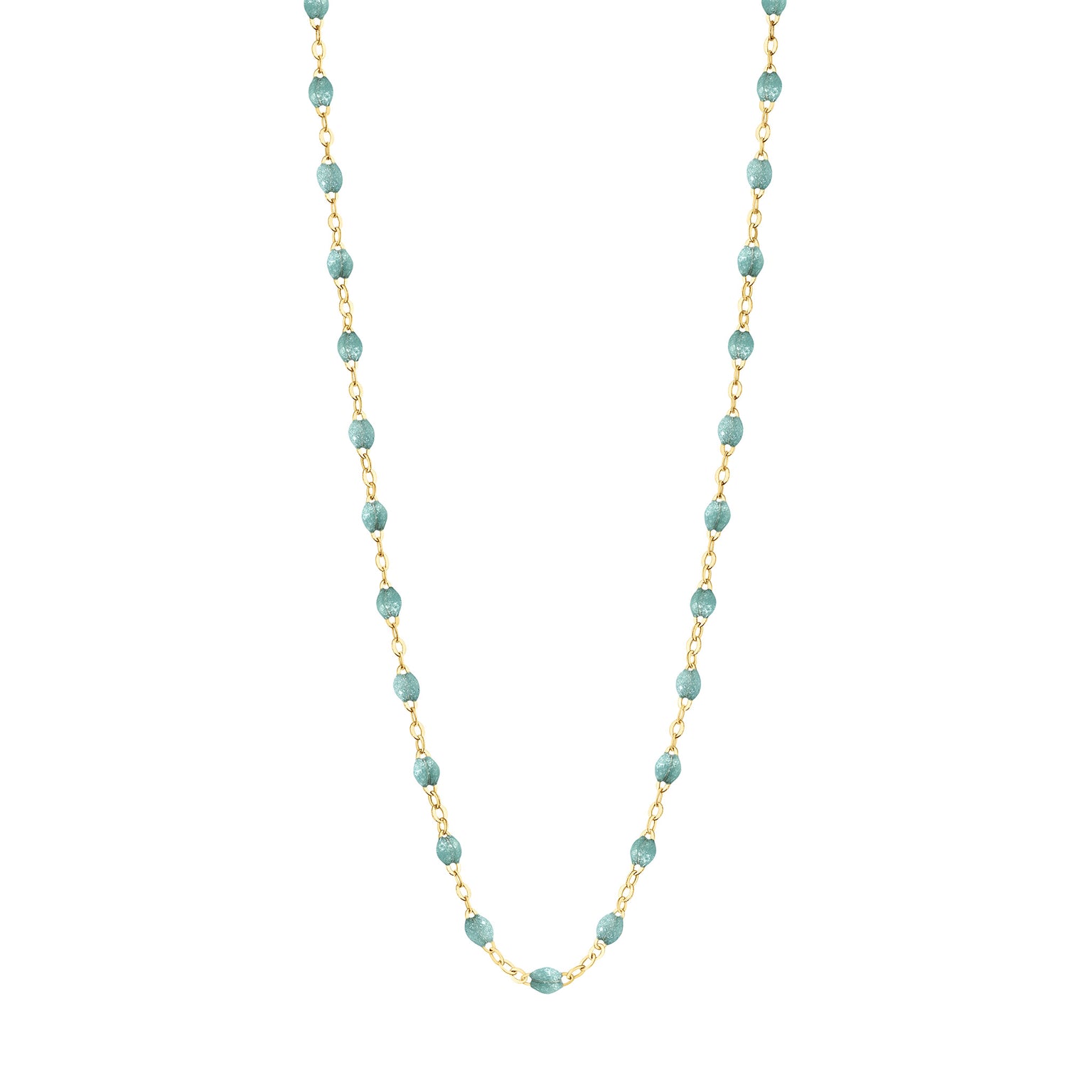 Gigi Clozeau - Classic Gigi Iceberg necklace, Yellow Gold, 17.7"
