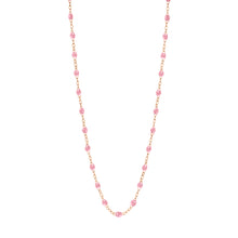 Gigi Clozeau - Classic Gigi Fuchsia necklace, Rose Gold, 16.5"